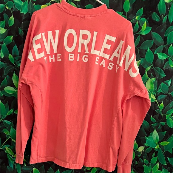 Comfort Colors Women's Long Sleeve Jersey - Coral - Picture 9 of 13